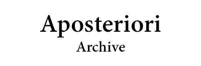 Aposteriori Archive